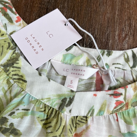 Lauren Conrad tropical peasant top - Picture 5 of 6